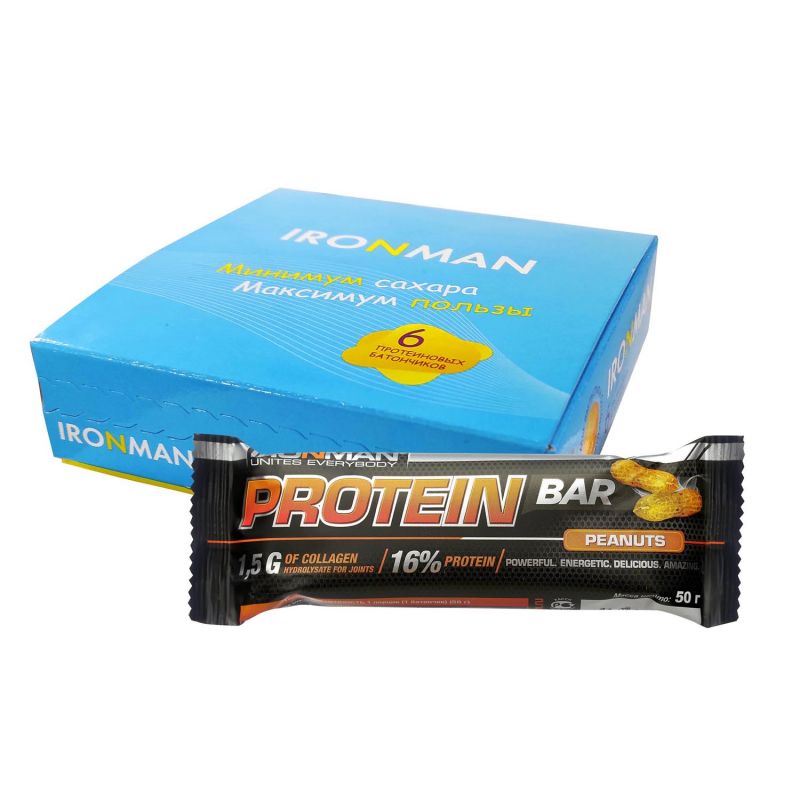 Protein Bar с коллагеном, шоу-бокс 6x50г