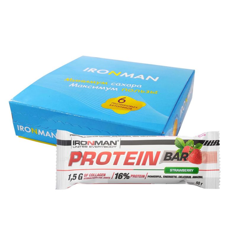 Protein Bar с коллагеном, шоу-бокс 6x50г