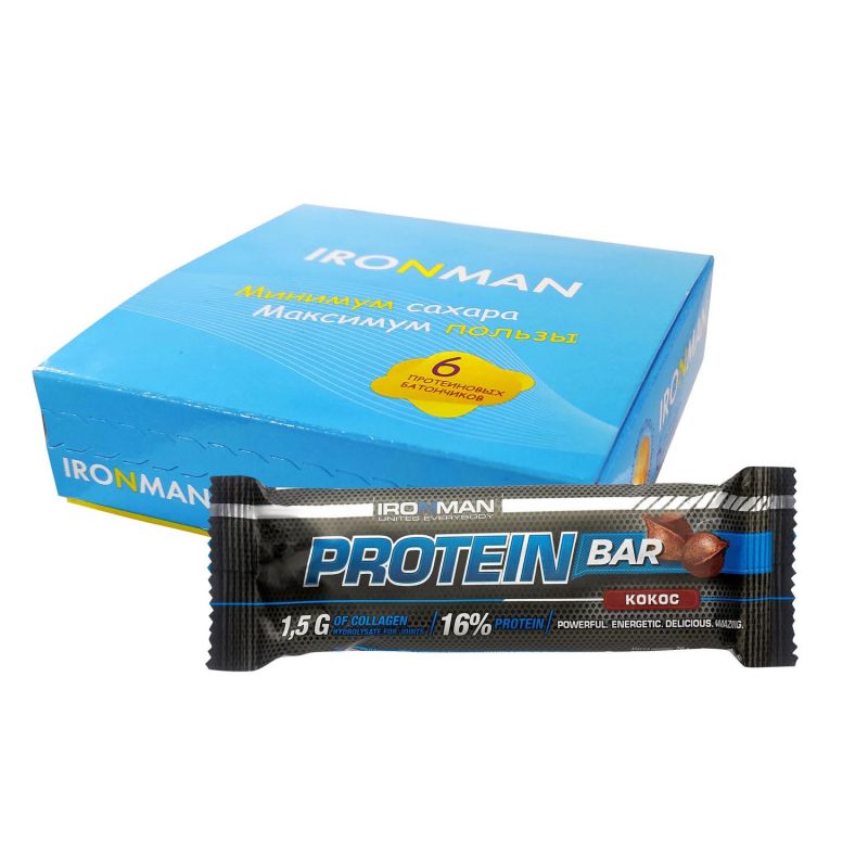 Protein Bar с коллагеном, шоу-бокс 6x50г